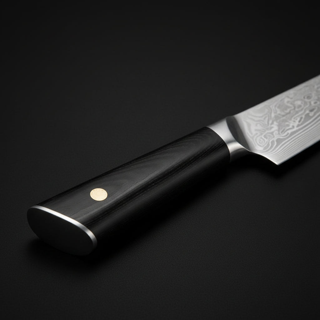 Couteau Japonais Santoku Yoko | Couteau de Cuisine Japonais Polyvalent | Kensei