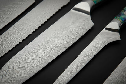 Set de 6 Couteaux Japonais Nagasaki | Couteaux de Cuisine Japonais Premium | Kensei Kaizen™