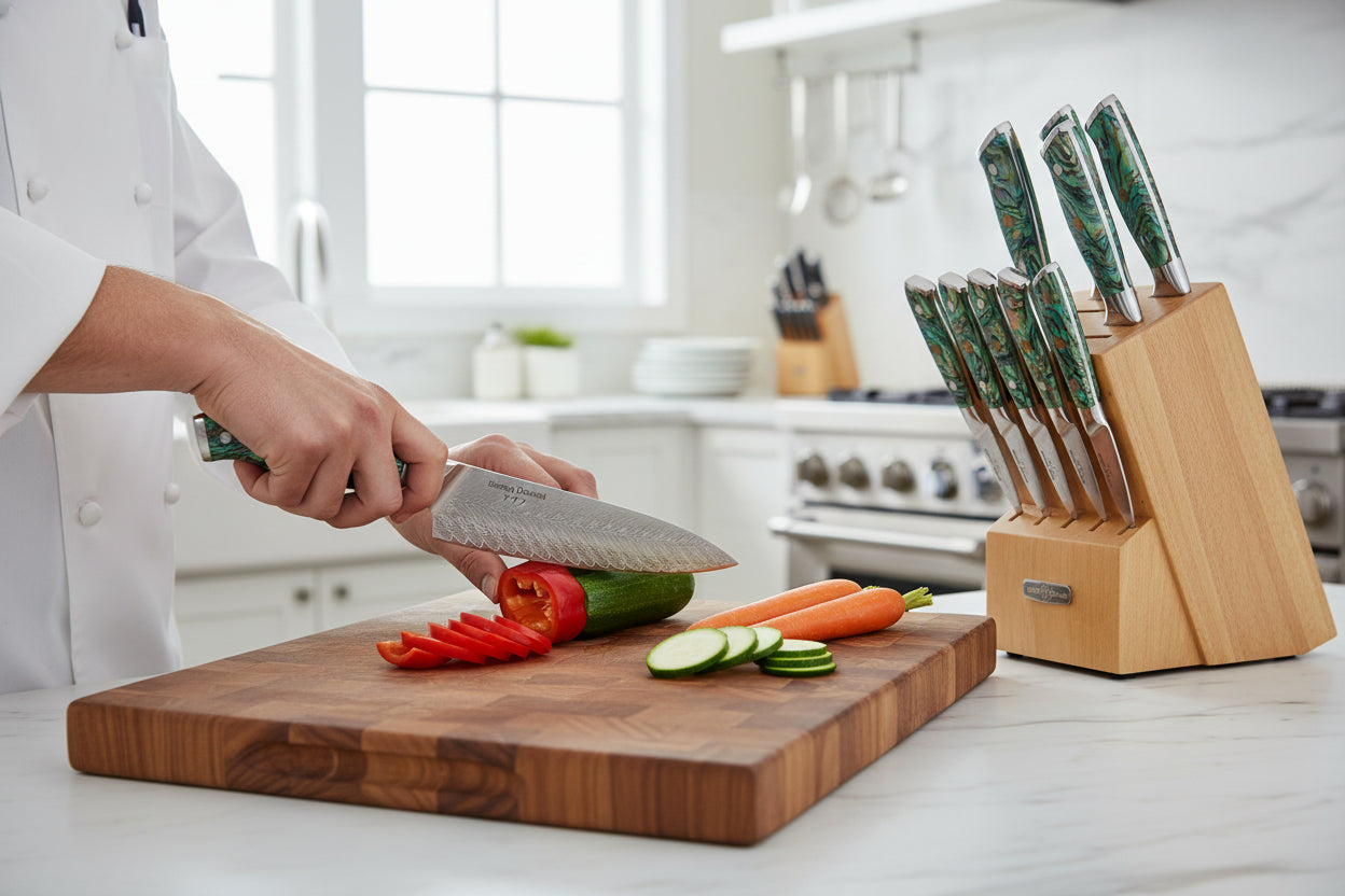 Set de 6 Couteaux Japonais Nagasaki | Couteaux de Cuisine Japonais Premium | Kensei Kaizen™