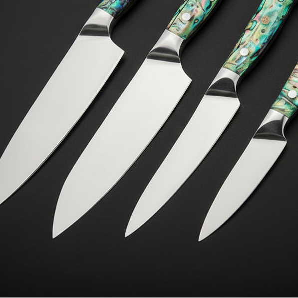 Nagasaki 4-teiliges japanisches Messerset | Hochwertige japanische Küchenmesser | Kensei Kaizen™
