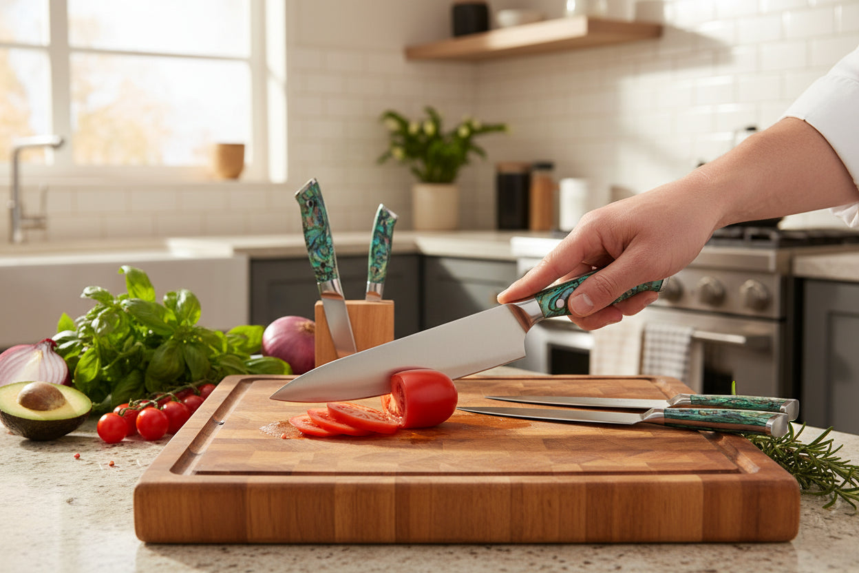 Set de 4 Couteaux Japonais Nagasaki | Couteaux de Cuisine Japonais Premium | Kensei Kaizen™