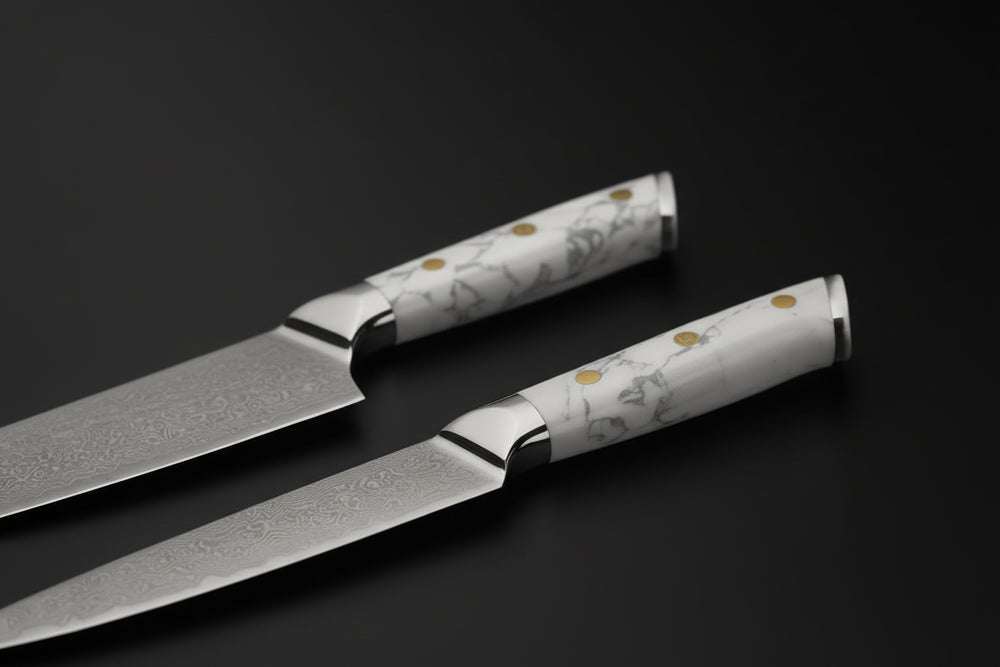 Set de 2 Couteaux Japonais Akashi | Couteaux de Cuisine Japonais Premium | Kensei Kaizen™ — deuxième vue