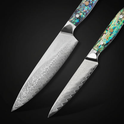 Couteau Japonais de Chef Shimoza | Couteau de Cuisine Japonais Haut de Gamme | Kensei Kaizen