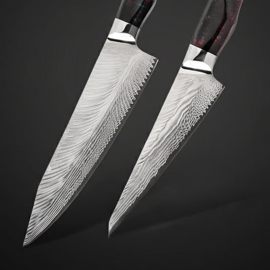 Set de 2 Couteaux Japonais Akita | Couteaux de Cuisine Japonais Premium | Kensei Kaizen™