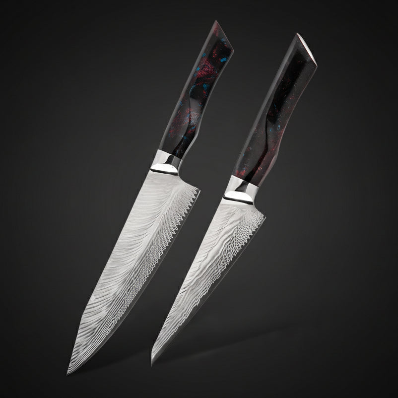 Set de 2 Couteaux Japonais Akita | Couteaux de Cuisine Japonais Premium | Kensei Kaizen™