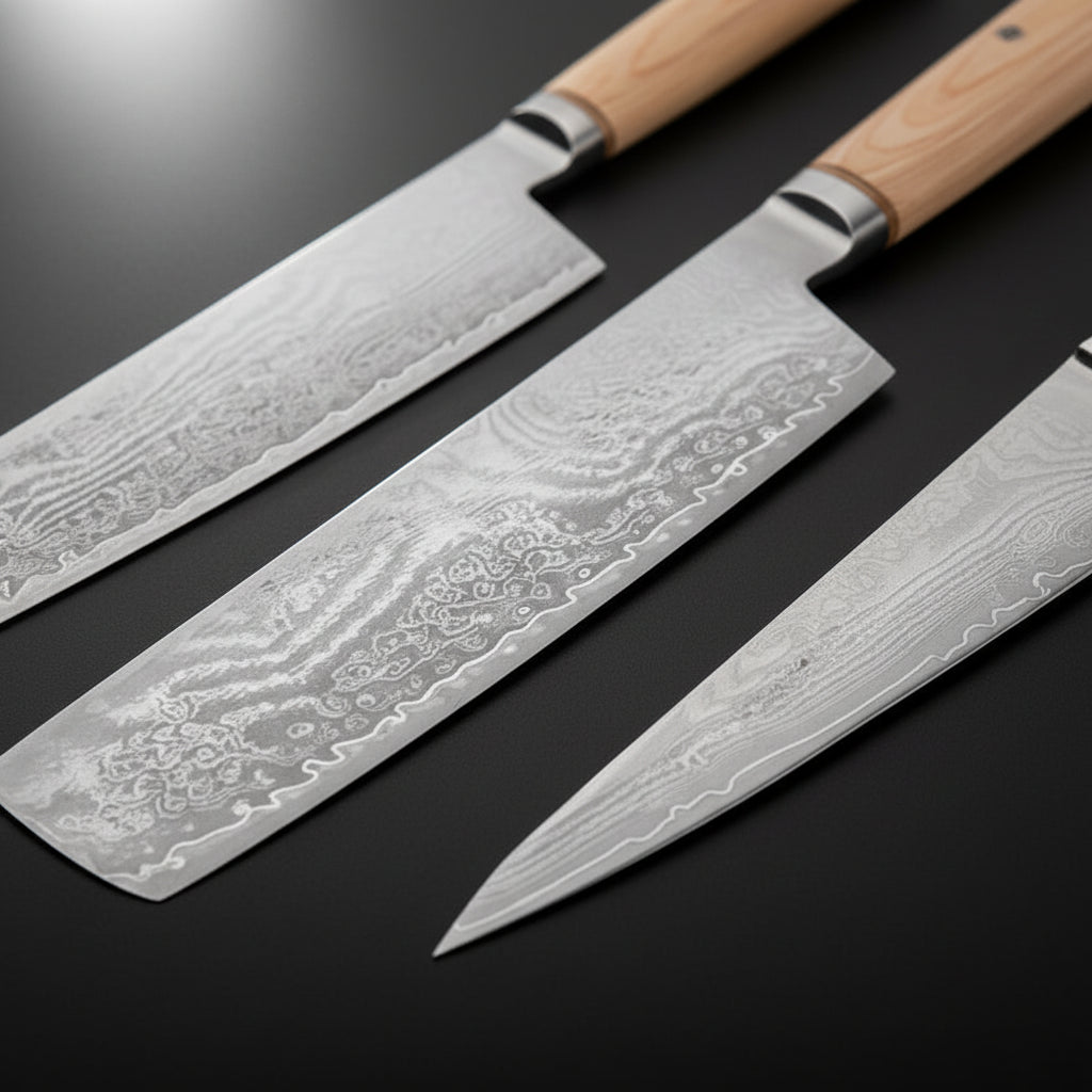 Set de 4 Couteaux Japonais Matsu | Couteaux de Cuisine Japonais Premium | Kensei Kaizen