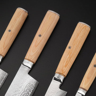 Set de 4 Couteaux Japonais Matsu | Couteaux de Cuisine Japonais Premium | Kensei Kaizen