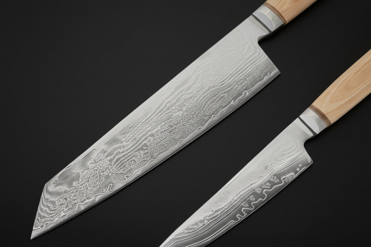 Set de 2 Couteaux Japonais Matsu | Couteaux de Cuisine Japonais Premium | Kensei Kaizen