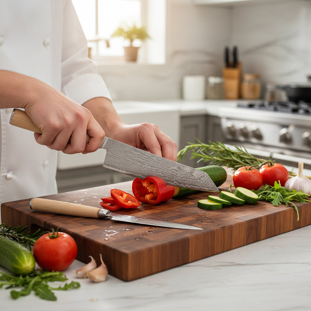 Set de 2 Couteaux Japonais Matsu | Couteaux de Cuisine Japonais Premium | Kensei Kaizen
