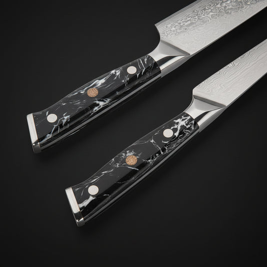 Set couteau kiritsuke et utilitaire - Collection Nagoya