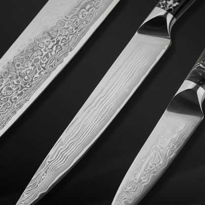 Set de 3 Couteaux Japonais Nagoya | Couteaux de Cuisine Japonais Polyvalents | Kensei Kaizen™
