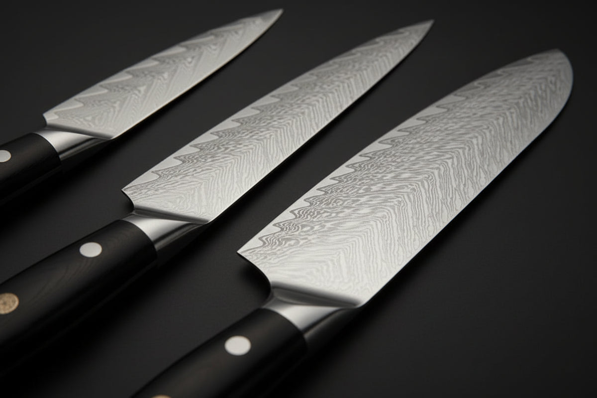 Kimoya 5-teiliges japanisches Messerset | Hochwertige japanische Küchenmesser | Kensei Kaizen™