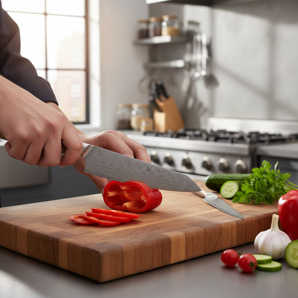 Set de 3 Couteaux Japonais Miyazaki | Couteaux de Cuisine Japonais Premium | Kensei Kaizen