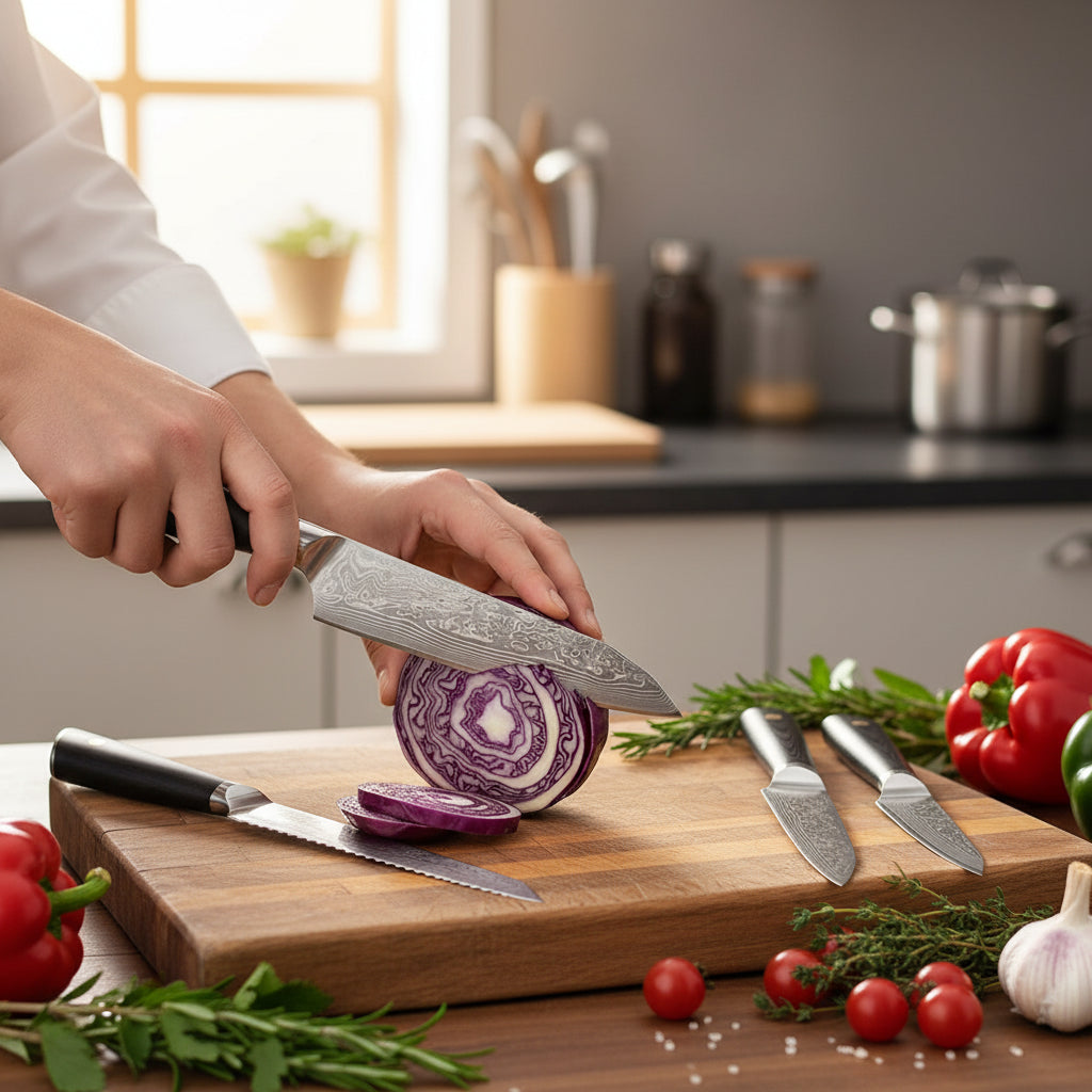 Set de 3 Couteaux Japonais Yoko | Couteaux de Cuisine Japonais Premium | Kensei Kaizen™