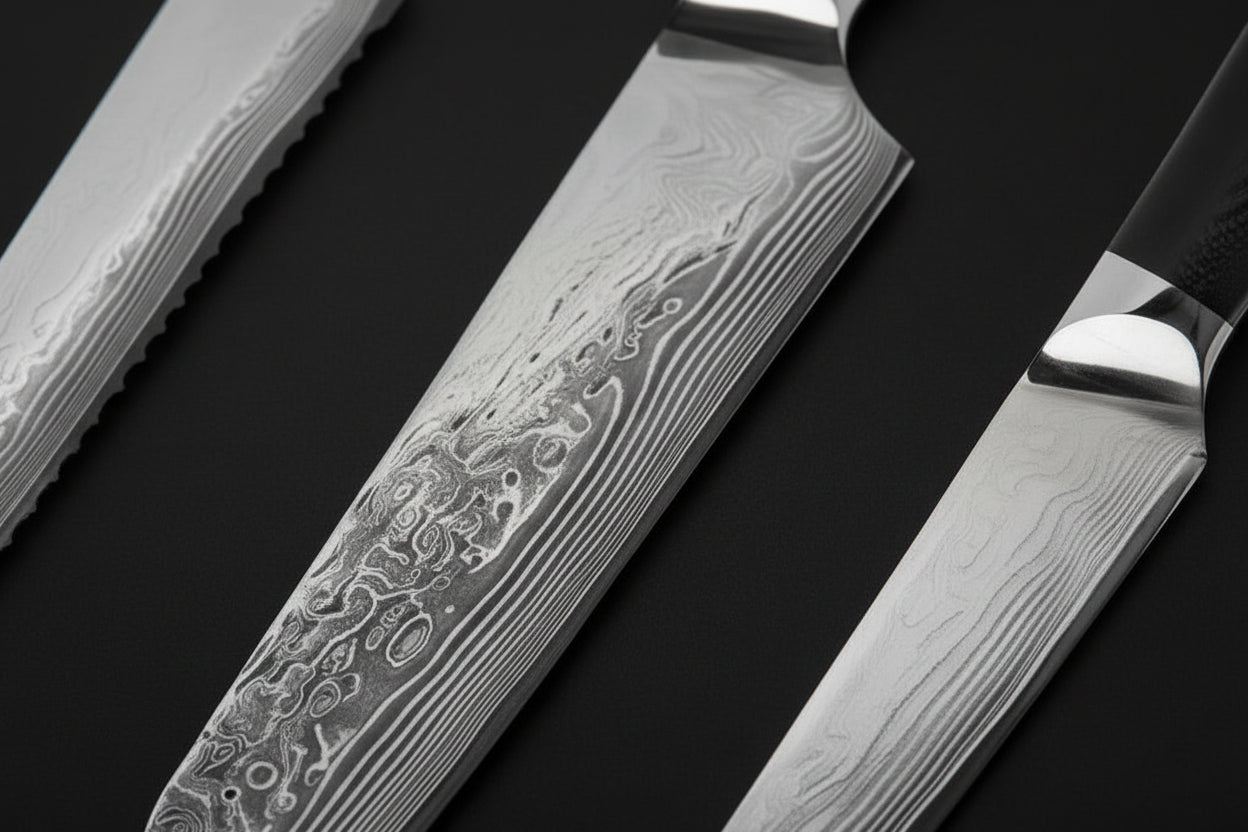 Set de 3 Couteaux Japonais Yoko | Couteaux de Cuisine Japonais Premium | Kensei Kaizen™