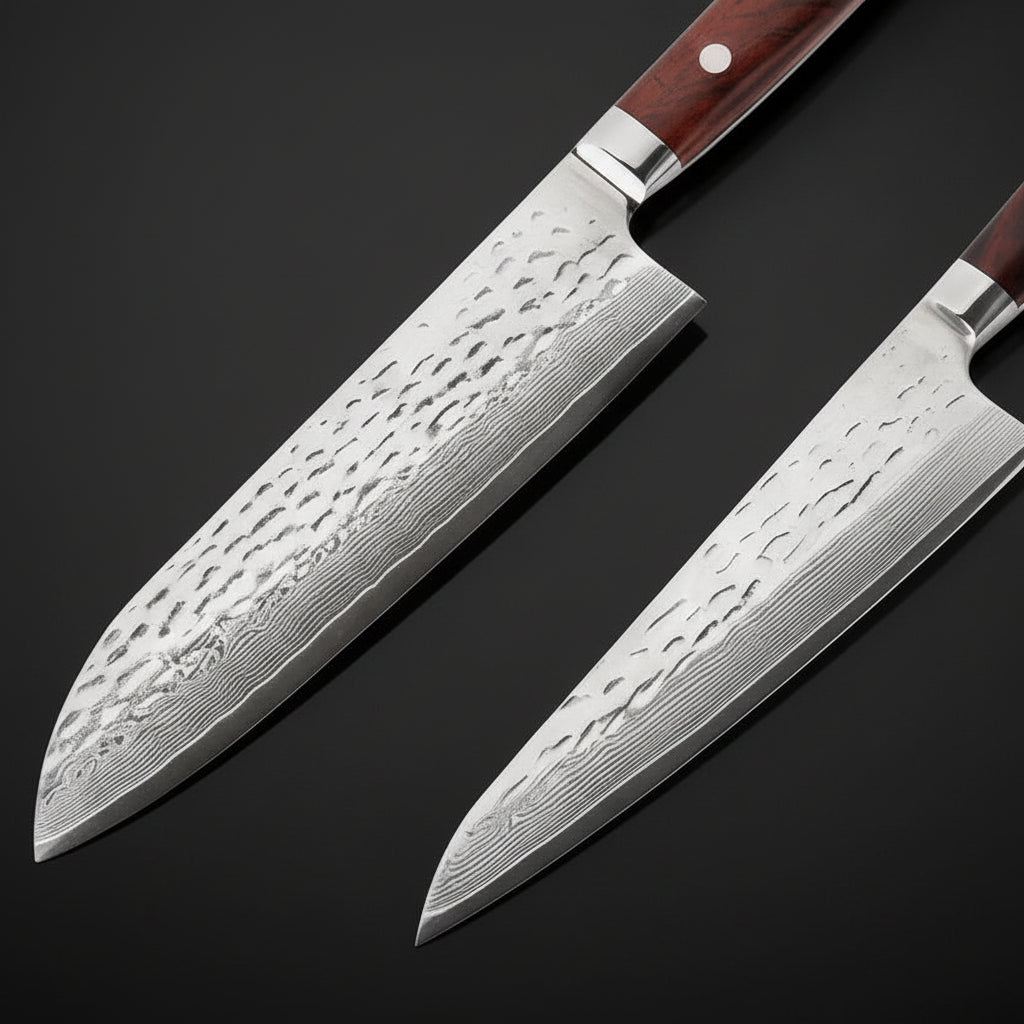 Set de 2 Couteaux Japonais Shimoza | Couteaux de Cuisine Japonais Premium | Kensei Kaizen™