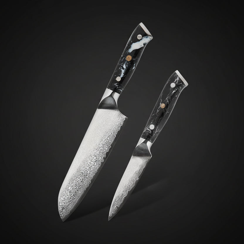 Set de 2 Couteaux Japonais Nagoya | Couteaux de Cuisine Japonais Essentiels | Kensei Kaizen™