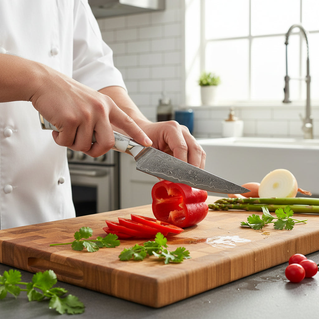 Lot de 4 Couteaux à Steak Akashi | Couteaux Japonais de Table Premium | Kensei Kaizen