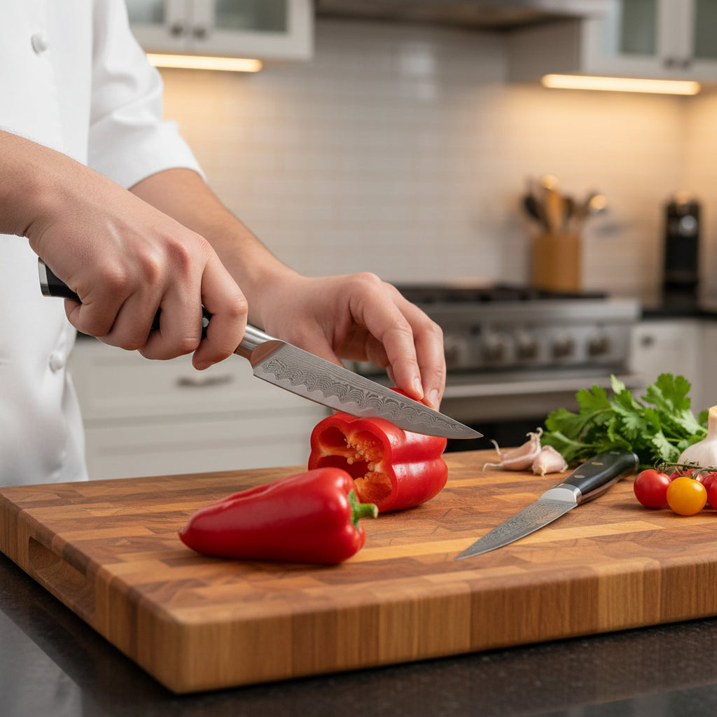 Lot de 3 Couteaux à Steak Kimoya | Couteaux Japonais de Table Premium | Kensei Kaizen