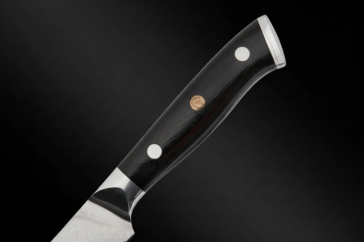 Couteau Utilitaire Kimoya | Couteau de Cuisine Japonais Damas 67 Couches | Ultra-Précis