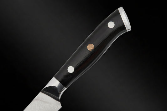 Couteau Utilitaire Kimoya | Couteau de Cuisine Japonais Damas 67 Couches | Ultra-Précis