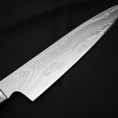 Couteau Japonais Utilitaire Matsu | Couteau de Cuisine Japonais Damas 67 Couches | Ultra-Précis