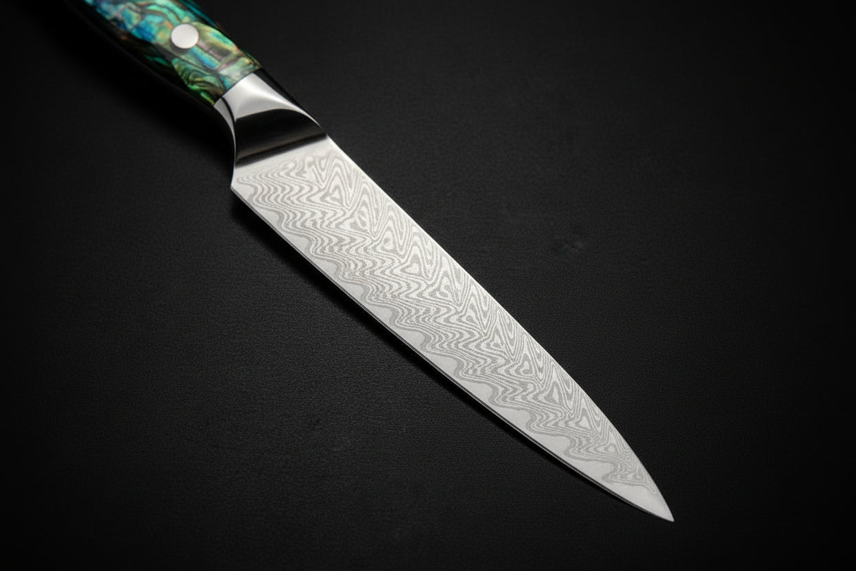 Couteau Japonais Utilitaire Nagasaki | Couteau de Cuisine Japonais Précis | Kensei Kaizen™