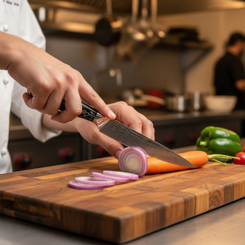 Couteau Japonais Utilitaire Nagoya | Couteau de Cuisine Japonais Précis | Kensei Kaizen™