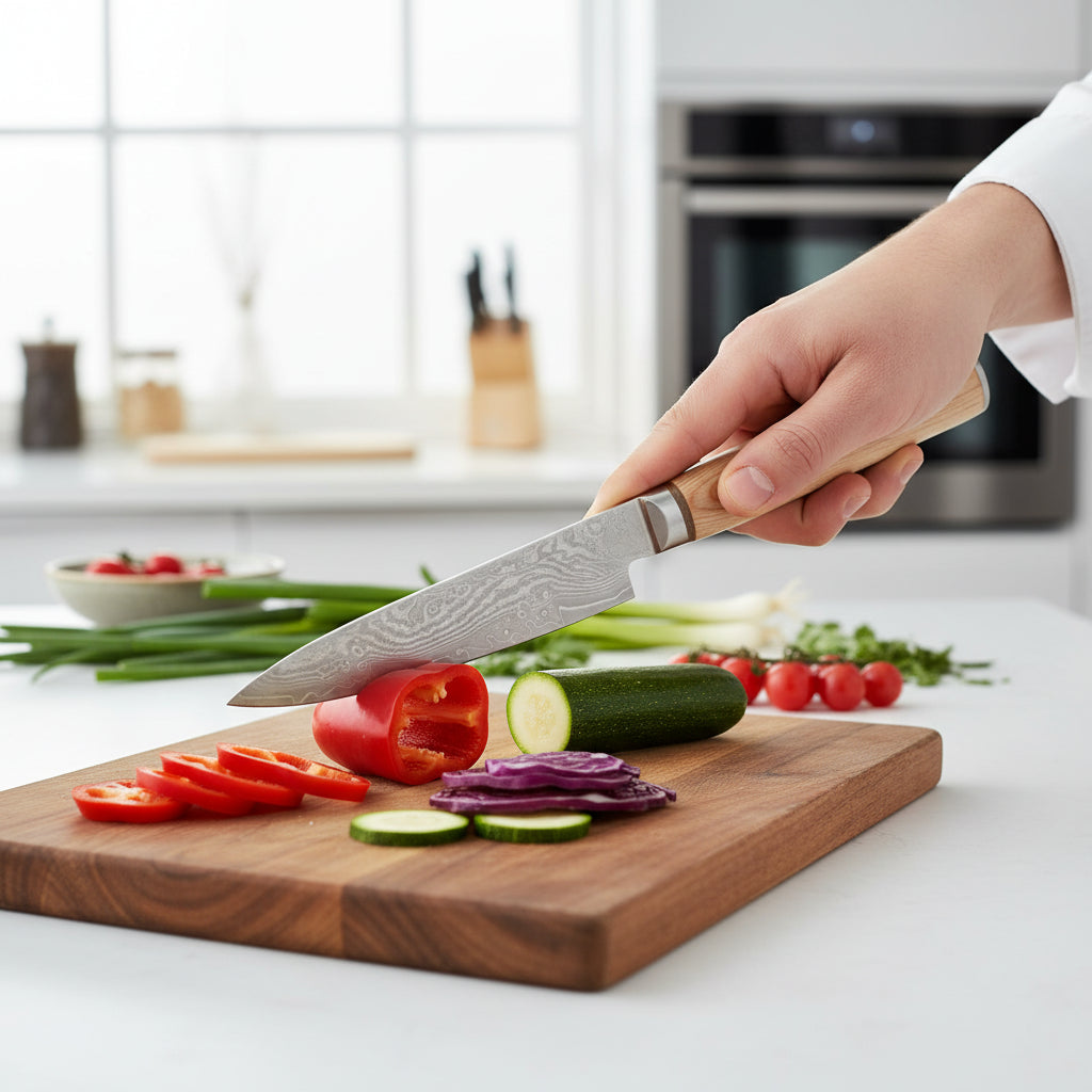 Couteau Japonais Chutoh Matsu | Couteau de Cuisine Japonais Polyvalent | Kensei Kaizen™